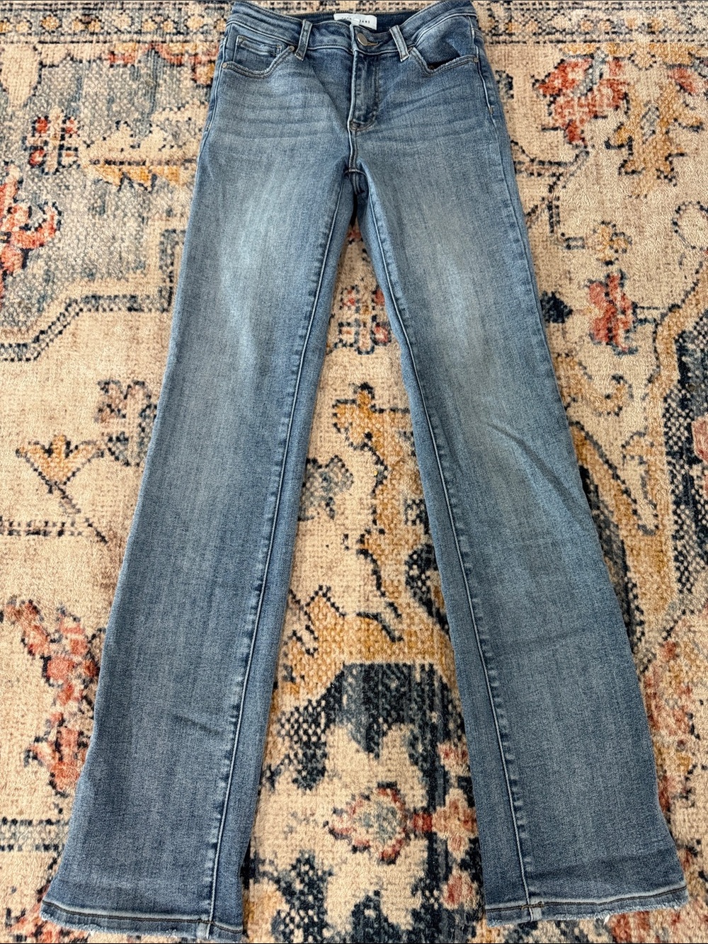 Risen Women’s Light Wash straight leg jeans